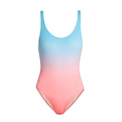 Solid And Striped The Anne Marie Ombré Swimsuit €140 Liked On Polyvore