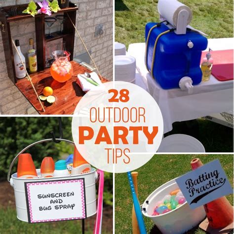 28 Tips For A Stress Free Outdoor Party