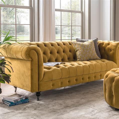 Dawson 2 Seater Sofa Mustard All Sofas Cookes Furniture