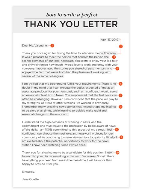 How To Write A Good Thank You