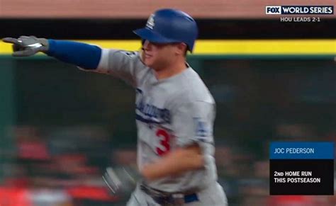 Joc pederson's wife's name is kelsey williams. Joc Pederson goes Kirk Cousins with 'you like that!' after ...
