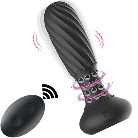 Male Prostate Massage Vibrator Anal Butt Plug Silicone Waterproof Prostate Stimulator Wireless