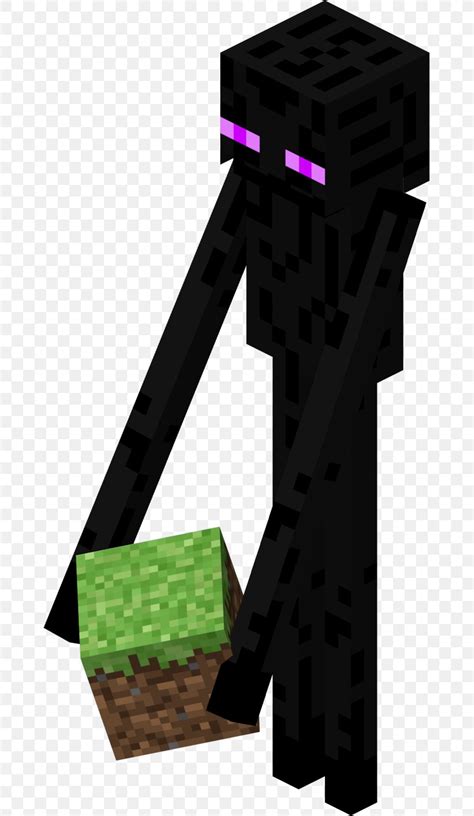 Minecraft Story Mode Enderman Mob Video Game Png 669x1412px