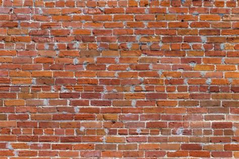 Image Of Rundown Red Brick Textured Pattern Wallpaper Red Brick