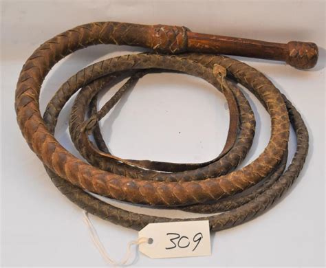 Lot Vintage Texas Approx 12 Leather Bull Whip