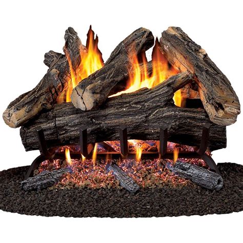 Procom 24 In Vented Natural Gas Fireplace Log Set Wan24n 2 The Home