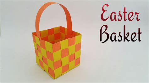 Easter Basket Woven Diy Tutorial By Paper Folds ️ Youtube
