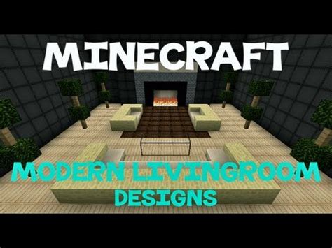 Minecraft modern living room build tutorial youtube. Minecraft: Modern Living Room Designs - YouTube