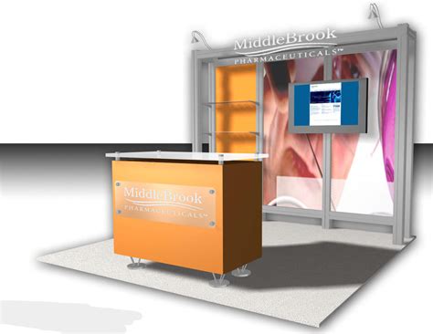 Middlebrook 10x10 Trade Show Booth Booth Design Ideas