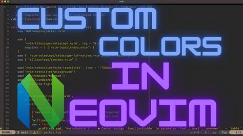 Add Your Own Color Scheme To Neovim By Andrew Courter Jun 2023