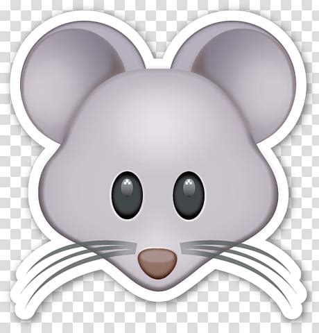 How to credit on printed materials? EMOJI STICKER , rat transparent background PNG clipart ...