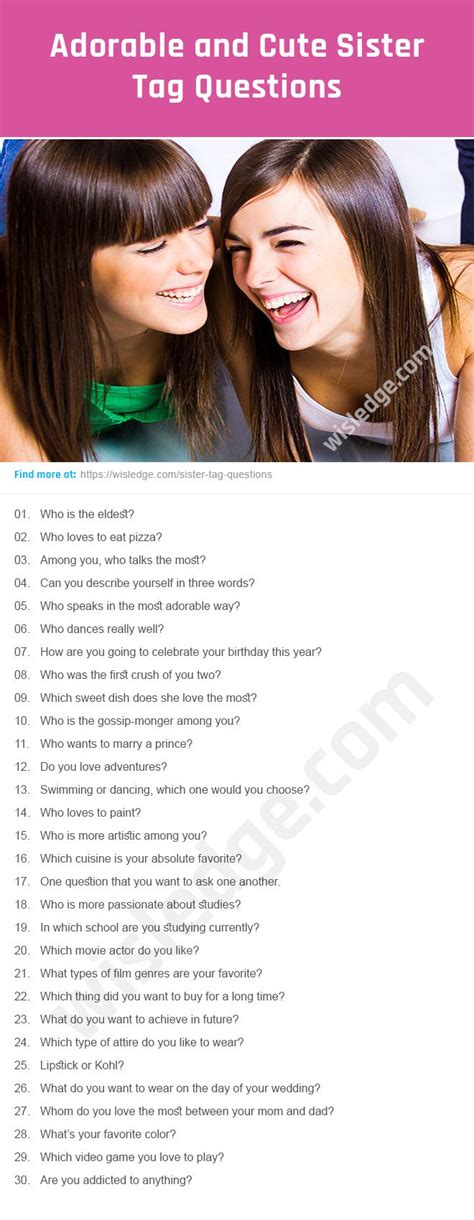 View 14 Questions To Ask Your Siblings About Yourself Mixgraphicinterest