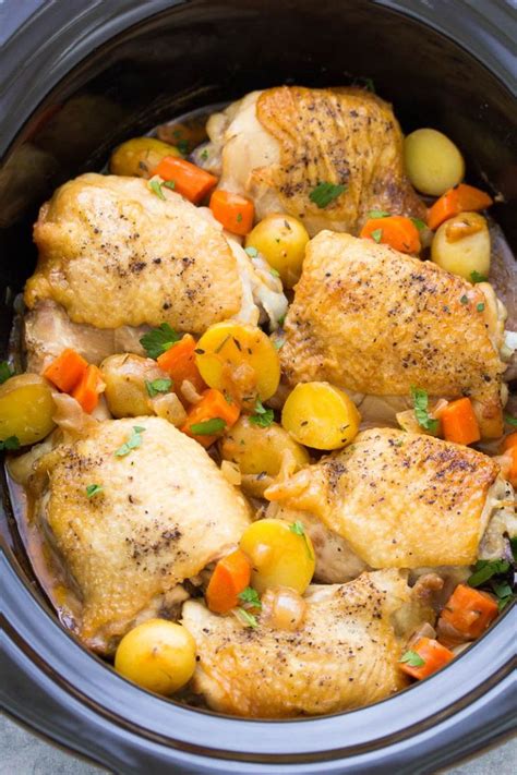 Crockpot Chicken And Potatoes Is A Delicious Healthy Crock Pot Meal
