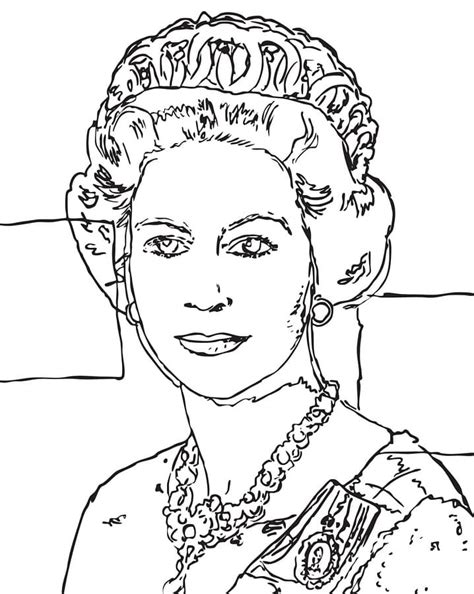20 Desenhos De Rainha Elizabeth Para Imprimir E Colorirpintar Porn