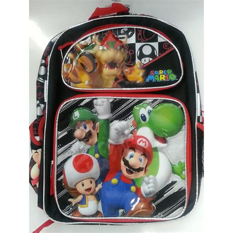 Super Mario Bros Backpack Nintendo Super Mario Bowseryoshi 16