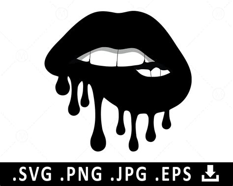 Dripping Lip Svg File For Cricut Valentine Svg For T Shirt Gift Hot