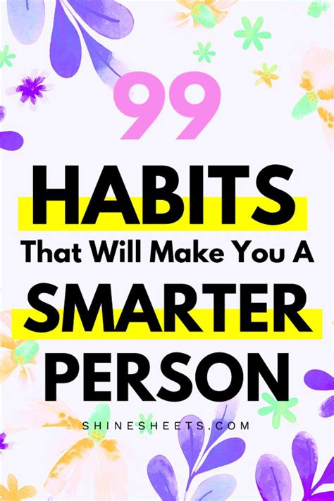 Habits That Will Make You A Smarter Woman How To Become Smarter How To Memorize Things