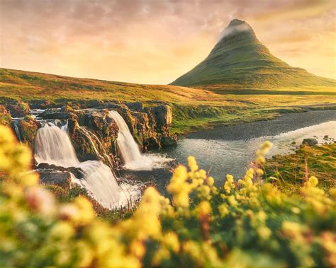 Sunrise At Kirkjufell Iceland Landscape And Nature Photography On
