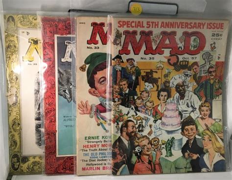 Mad Magazine 25 And 30 Lot Of 2 Very Early Mad Magazines
