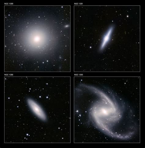Details Of The Vista Fornax Galaxy Cluster Image Eso Deutschland