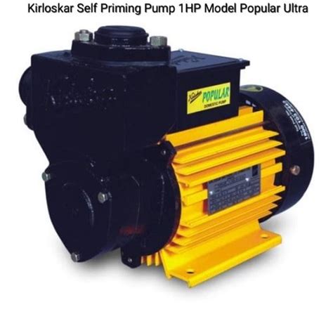 1 Hp Popular Ultra Kirloskar Self Priming Pump At Rs 4480piece In