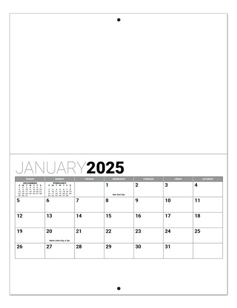 2024 13 Month Custom Mini Wall Calendar Stapled 55x85 85 X 11