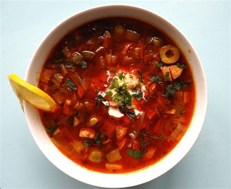 Tasty Low Carb Recipes Low Carb Solyanka Soup