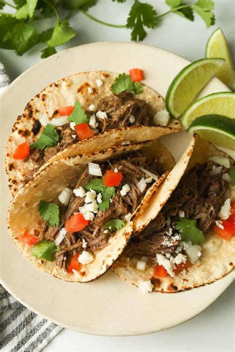 Easy Instant Pot Shredded Beef Tacos A Peachy Plate