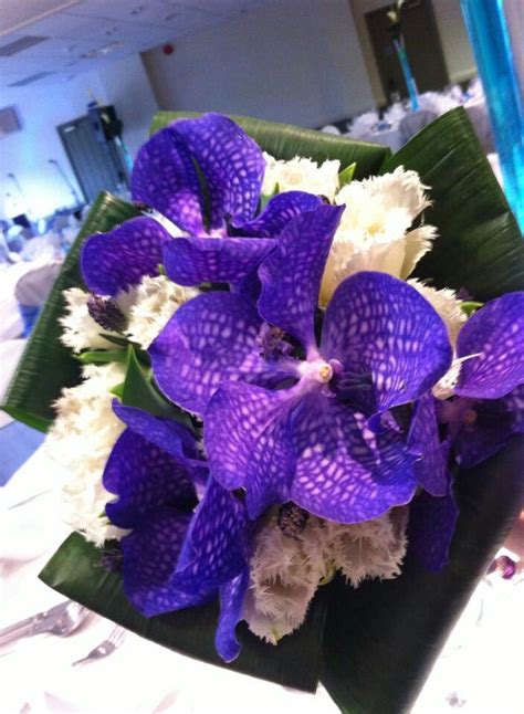 Bridesmaid Flowers With Vanda Orchids And Frayed Tulips Vanda Orchids