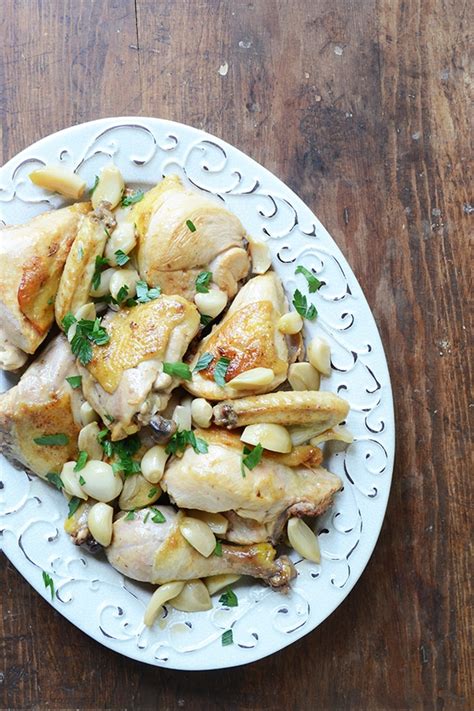 Chicken With 40 Cloves Of Garlic Recipe Girl