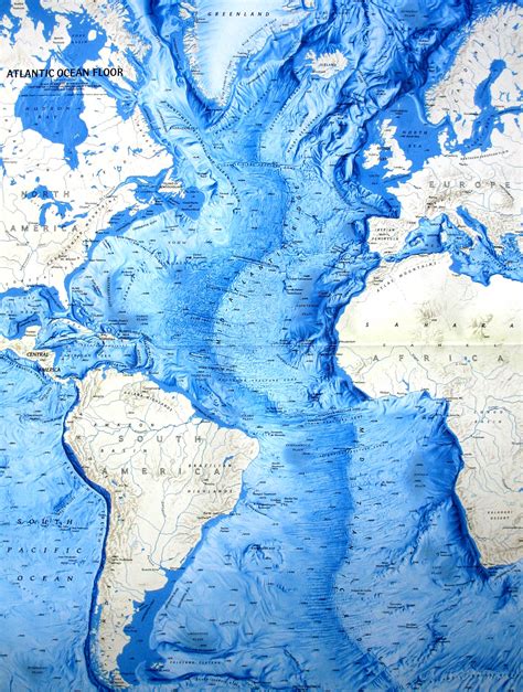 ocean floor relief maps detailed maps  sea  ocean