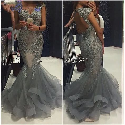 High Quality Sweetheart Mermaid Evening Dress Beads Mermaid Dress Long