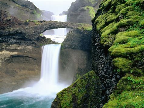 Free Download Nature Scenic Waterfall Iceland Picture Nr 42887