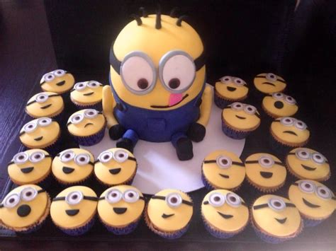 Get our best birthday recipes and ideas for diy decor to host a summer party on a small budget. Minion cake and cupcakes I did for a 2 year old's birthday ...