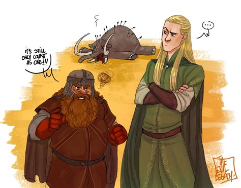 Lotr It S Still Count Only As One By The Evil Legacy Legolas And Gimli