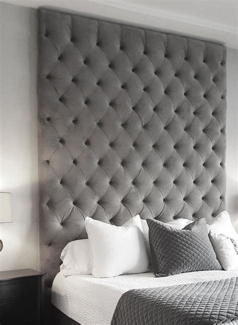 Custom Deep Diamond Button Tufted Upholstered Wall Panels