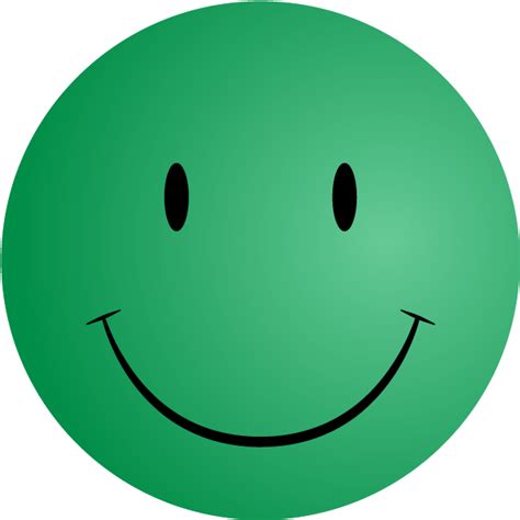 Download Hd Green Smiley Face Png Green Happy Face No Background