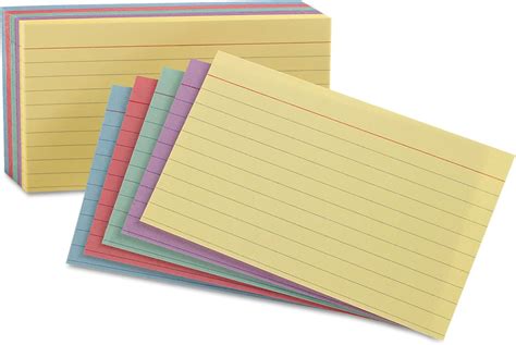 Amazon Oxford Ruled Color Index Cards X Assorted Colors