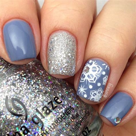 31 Cute Winter Inspired Nail Art Designs Stayglam