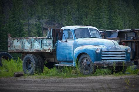 Vintage Blue Chevrolet Pickup Truck Photograph By Randall Nyhof