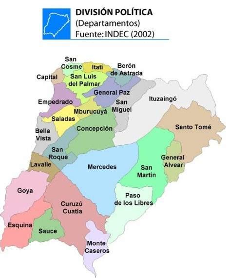 Municipios De La Provincia De Corrientes Municipios And Comunas