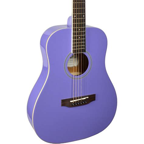Stony River Srmd1 12 Size Mini Dreadnought Acoustic Guitar Purple