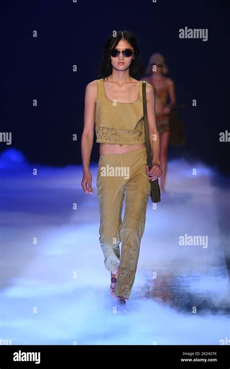 Milan Italy 22092022 Milan Fashion Week Women Ss 2023 Alberta