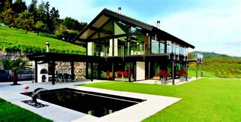 Traditionelle fachwerkbauweise und moderne architektur. Lichtdurchflutetes Davinci Haus