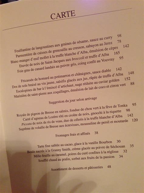 On the one hand, i experienced tremendous difficulty making a reservation. Restaurant L'ambroisie, Paris, 12/7/13 - Dining With Frankie
