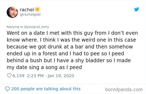 98 Hilariously Weird Dating Stories That People Have Shared On Twitter Bored Panda