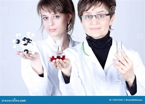 Scientist And Assistant In Lab Stock Image Image Of Help Doctor 13257345