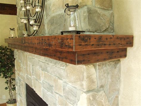 Reclaimed Wood Fireplace Mantels Manomin Resawn Timbers