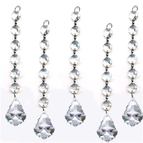 Magnificent Clear 5 Pieces Diamond Hanging Crystal Garland Wedding