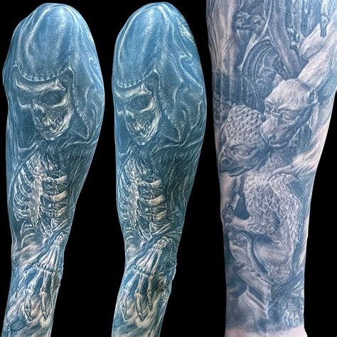 Gargoyle Arm Tattoo